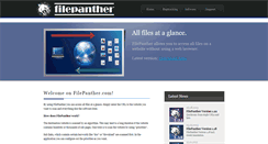 Desktop Screenshot of filepanther.com