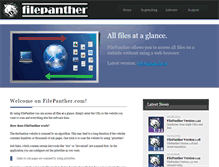 Tablet Screenshot of filepanther.com